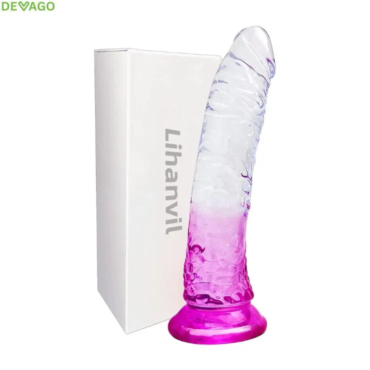 Clear Purple Dildo in Pakistan 